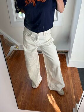 GAP low-rise wide leg jeans (25/0)